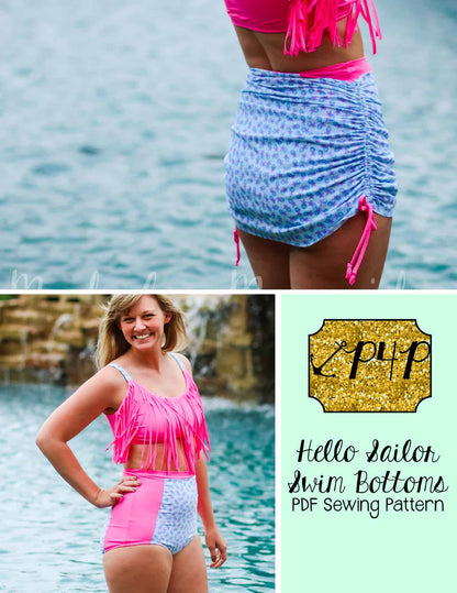 Hello Sailor Swim Bottoms