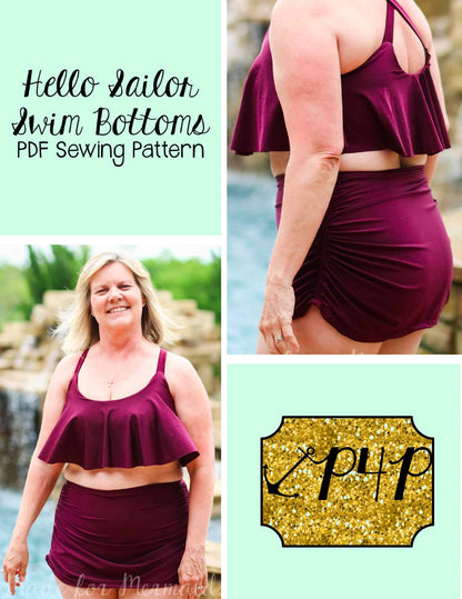 Hello Sailor Swim Bottoms
