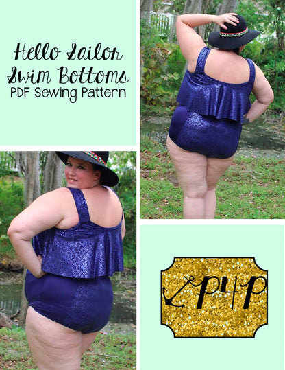 Hello Sailor Swim Bottoms