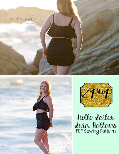Hello Sailor Swim Bottoms