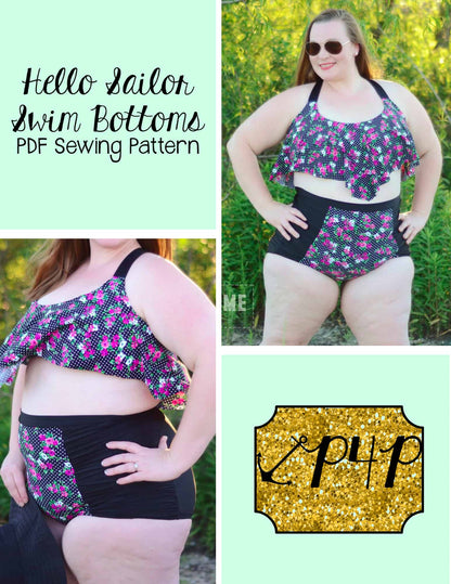 Hello Sailor Swim Bottoms