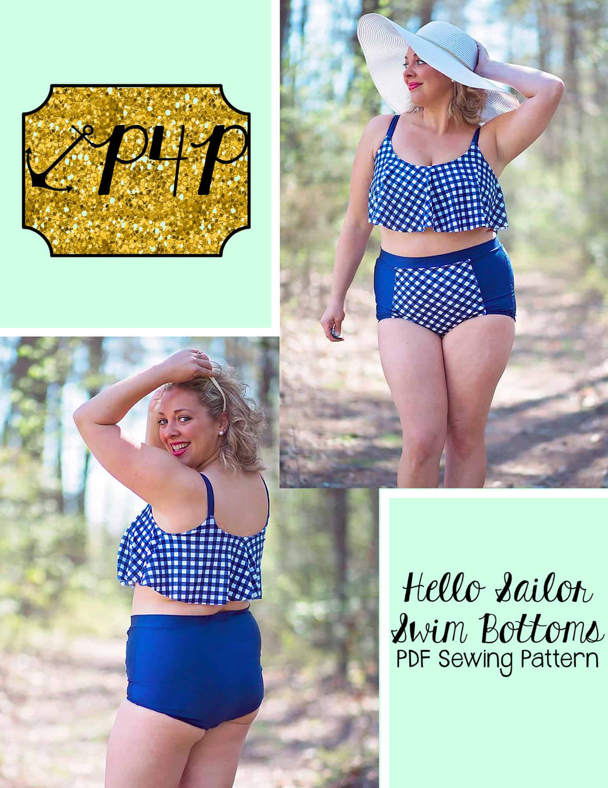 Hello Sailor Swim Bottoms