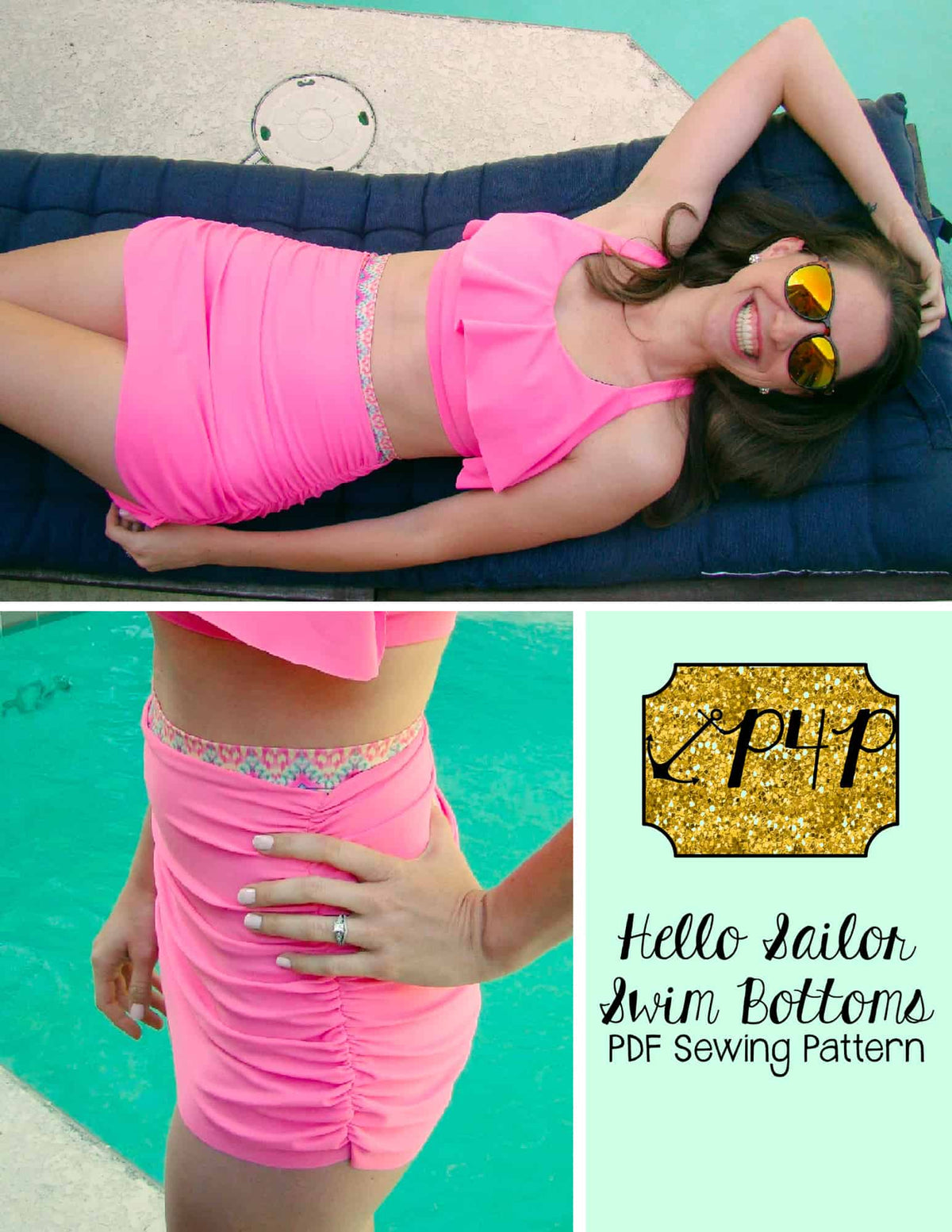 Hello Sailor Swim Bottoms