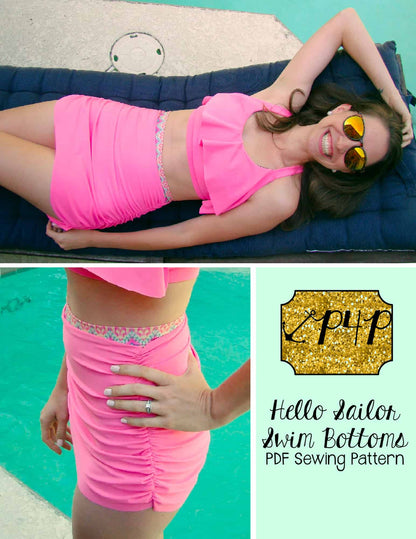 Hello Sailor Swim Bottoms