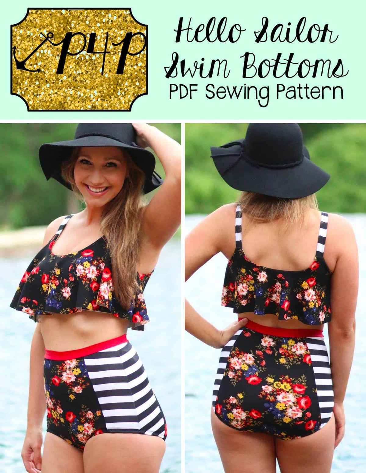 Hello Sailor Swim Bottoms
