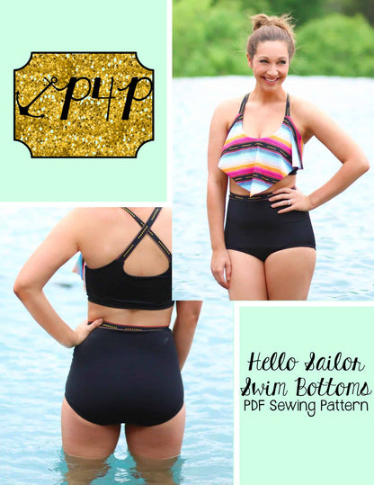 Hello Sailor Swim Bottoms