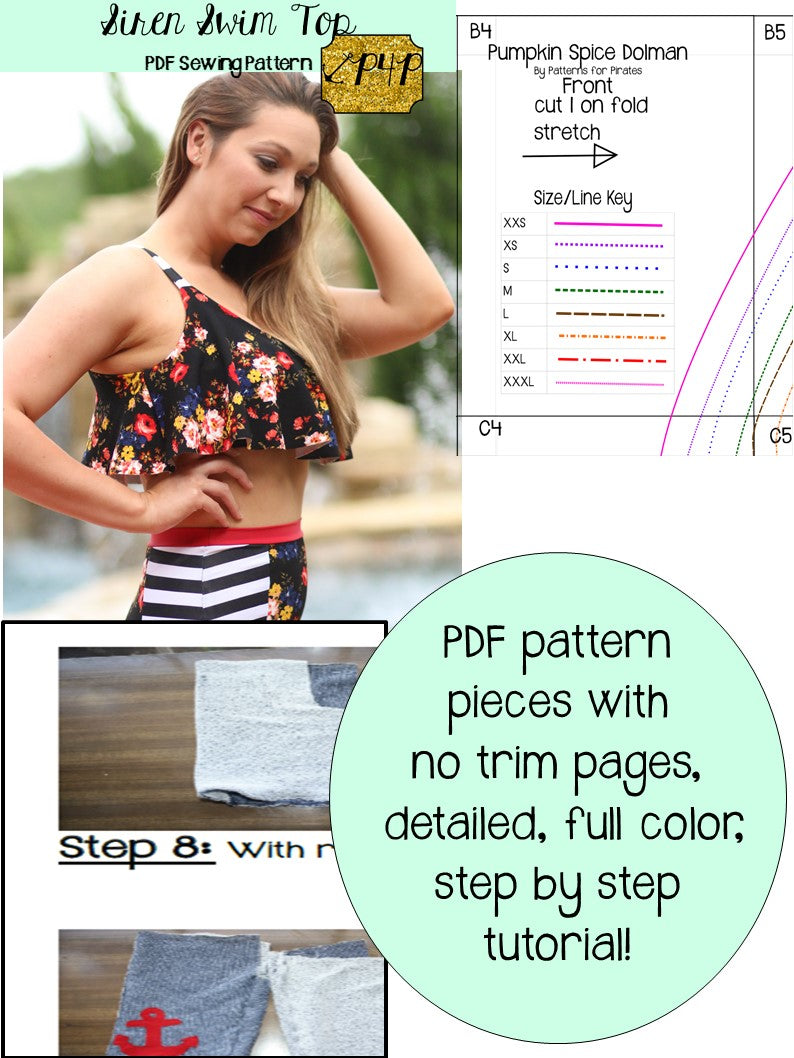 Siren Swim Top