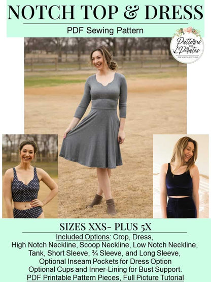 Notch Top & Dress - Bundle
