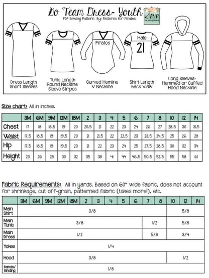 Go Team Dress- Youth