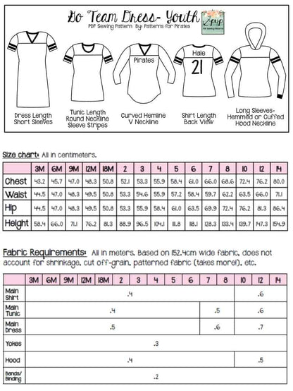 Go Team Dress- Youth