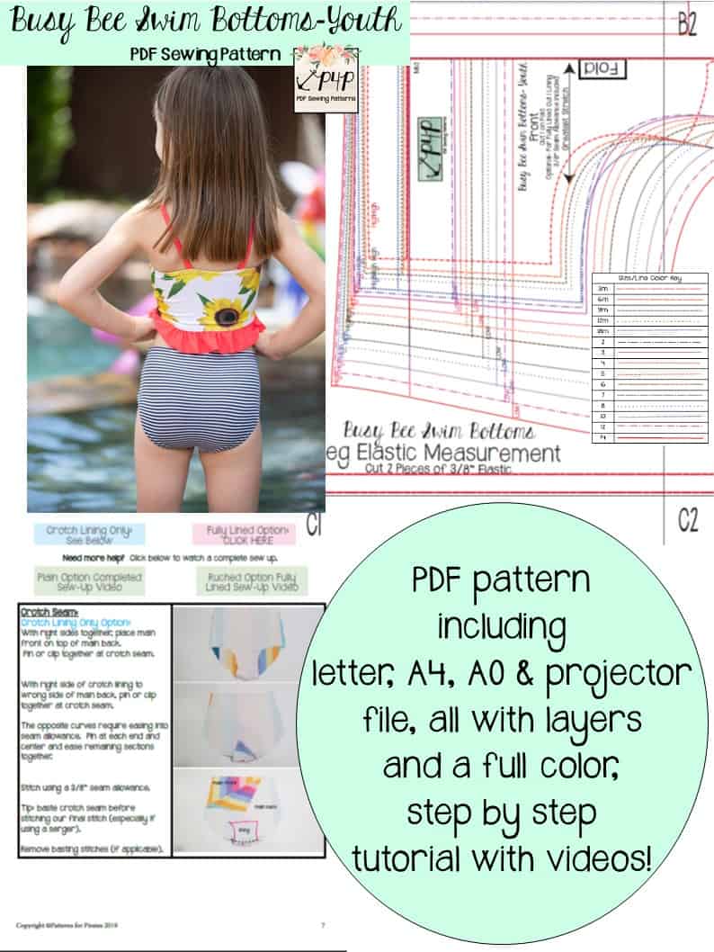Busy Bee Swim Bottoms Bundle