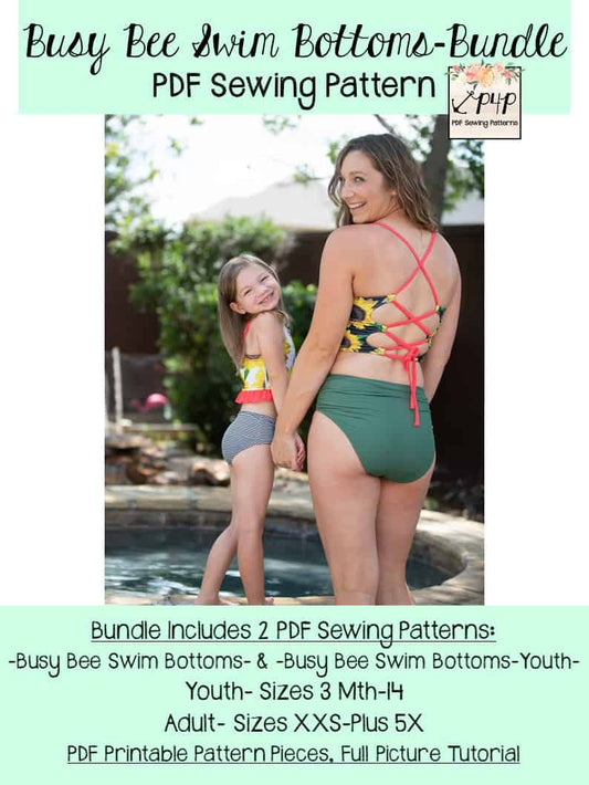 Busy Bee Swim Bottoms Bundle