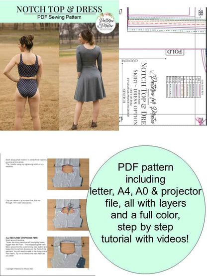 Notch Top & Dress - Bundle