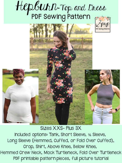 Hepburn top and dress