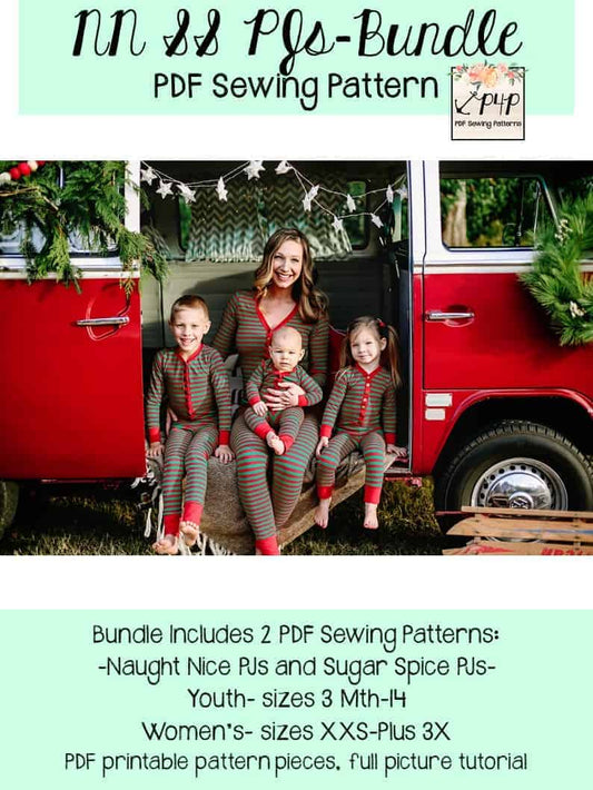 Naughty Nice & Sugar Spice PJs Bundle