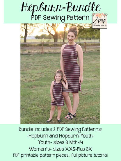 Hepburn Top and Dress- Bundle