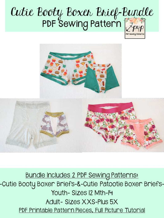 Cutie Booty Boxer Briefs- Bundle