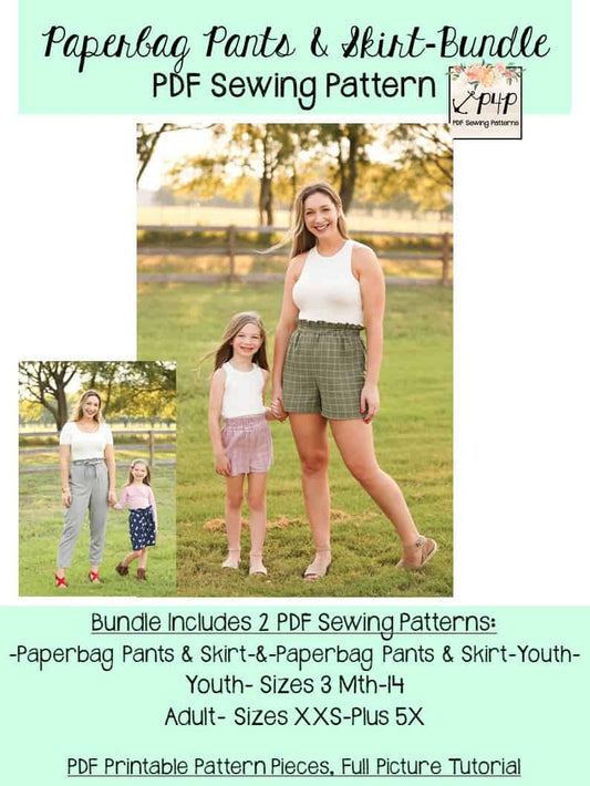 Paperbag Pants & Skirt- Bundle