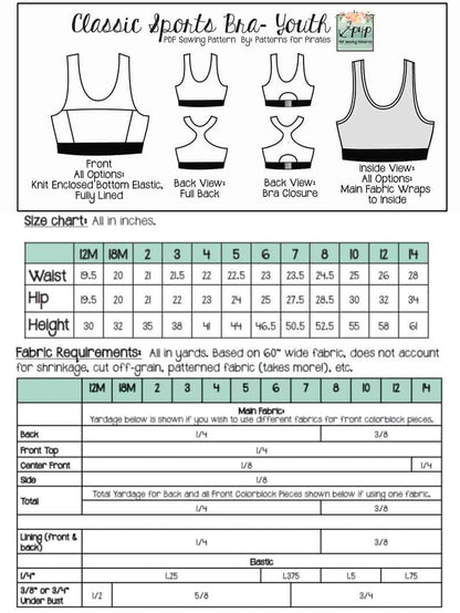 Classic Sports Bra- Bundle