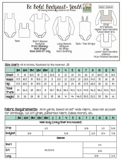 Be Bold Bodysuit- Youth