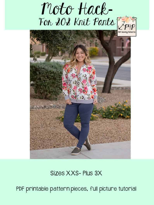 Free Hourglass Figure Moto Hack for SOS Knit Pants