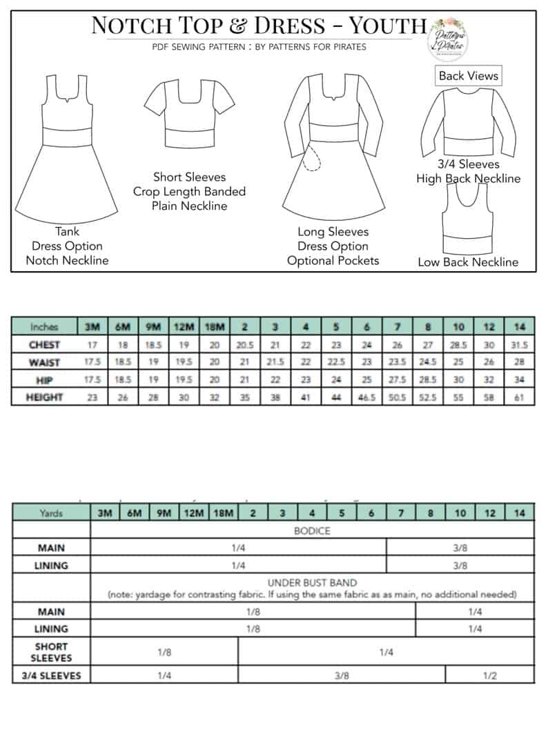 Notch Top & Dress - Bundle