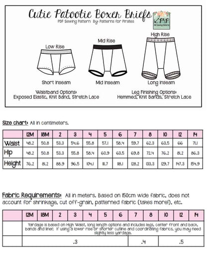 Cutie Patootie Boxer Briefs