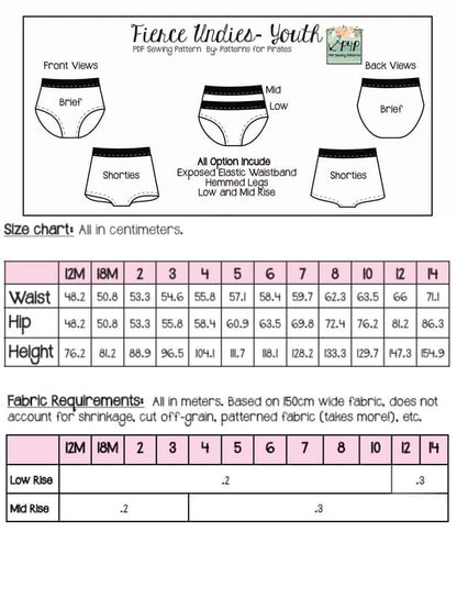 Fierce Undies- Youth