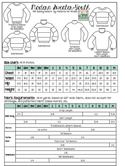 Modern Sweater- Bundle