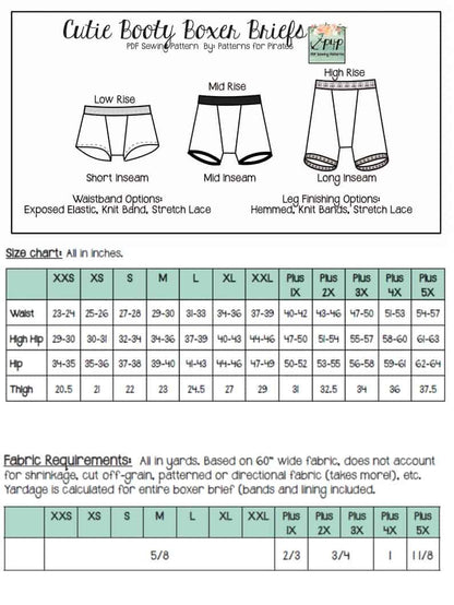 Cutie Booty Boxer Briefs