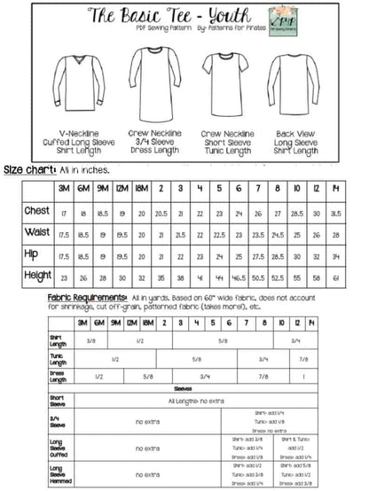 The Basic Tee- Youth