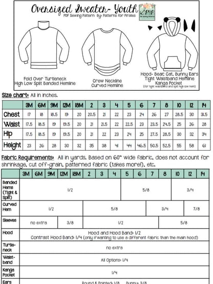 Oversized Sweater- Bundle