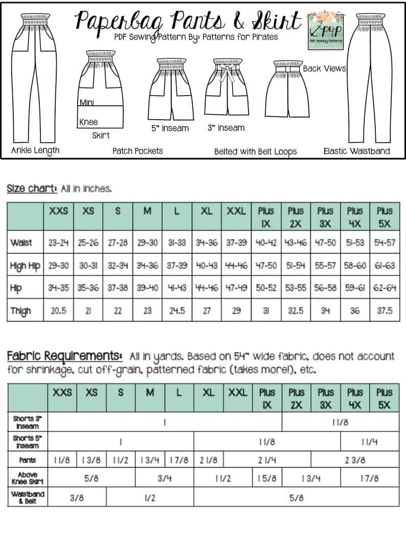 Paperbag Pants & Skirt