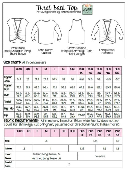 Twist Back Top- Bundle