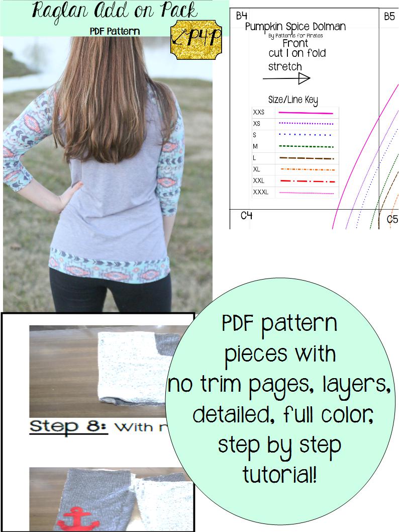 Slim Fit Raglan