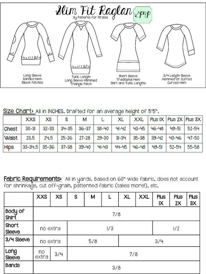 Slim Fit Raglan