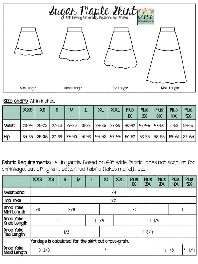 Sugar Maple Skirt
