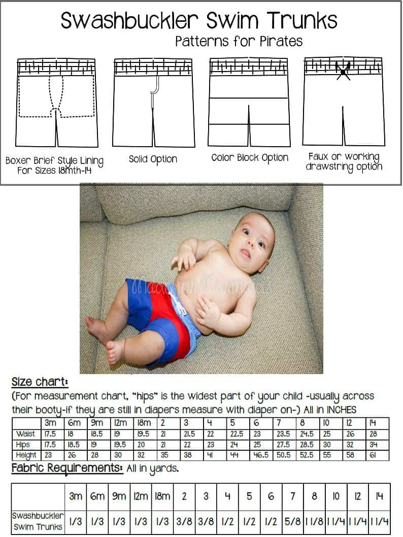 Swashbuckler Swim Trunks