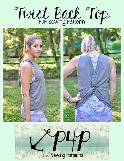 Twist Back Top