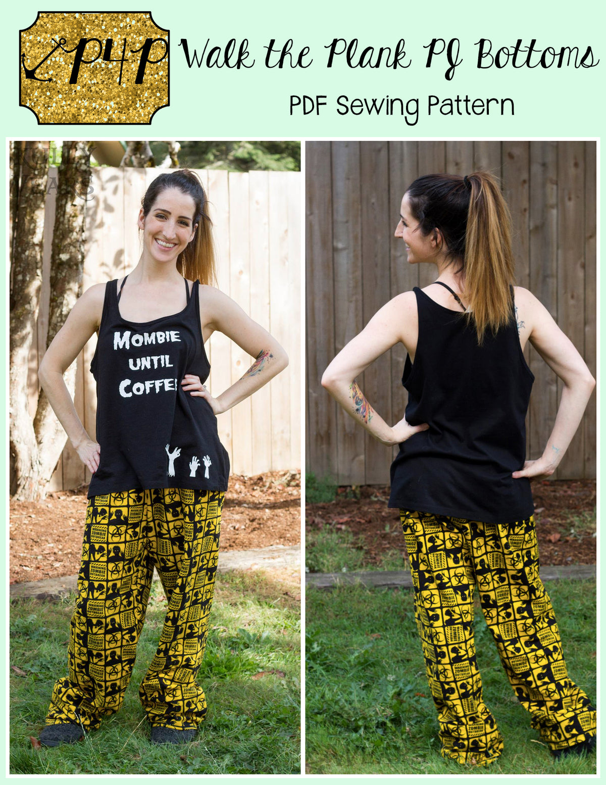 Walk the Plank PJ Bottoms- Adult Unisex