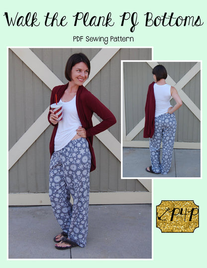 Walk the Plank PJ Bottoms- Adult Unisex