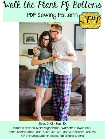 Walk the Plank PJ Bottoms- Adult Unisex