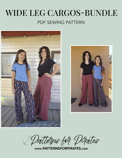 Wide Leg Cargos - Bundle