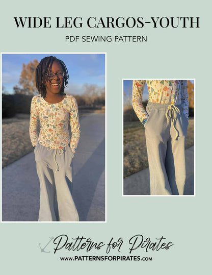 Wide Leg Cargos- Youth