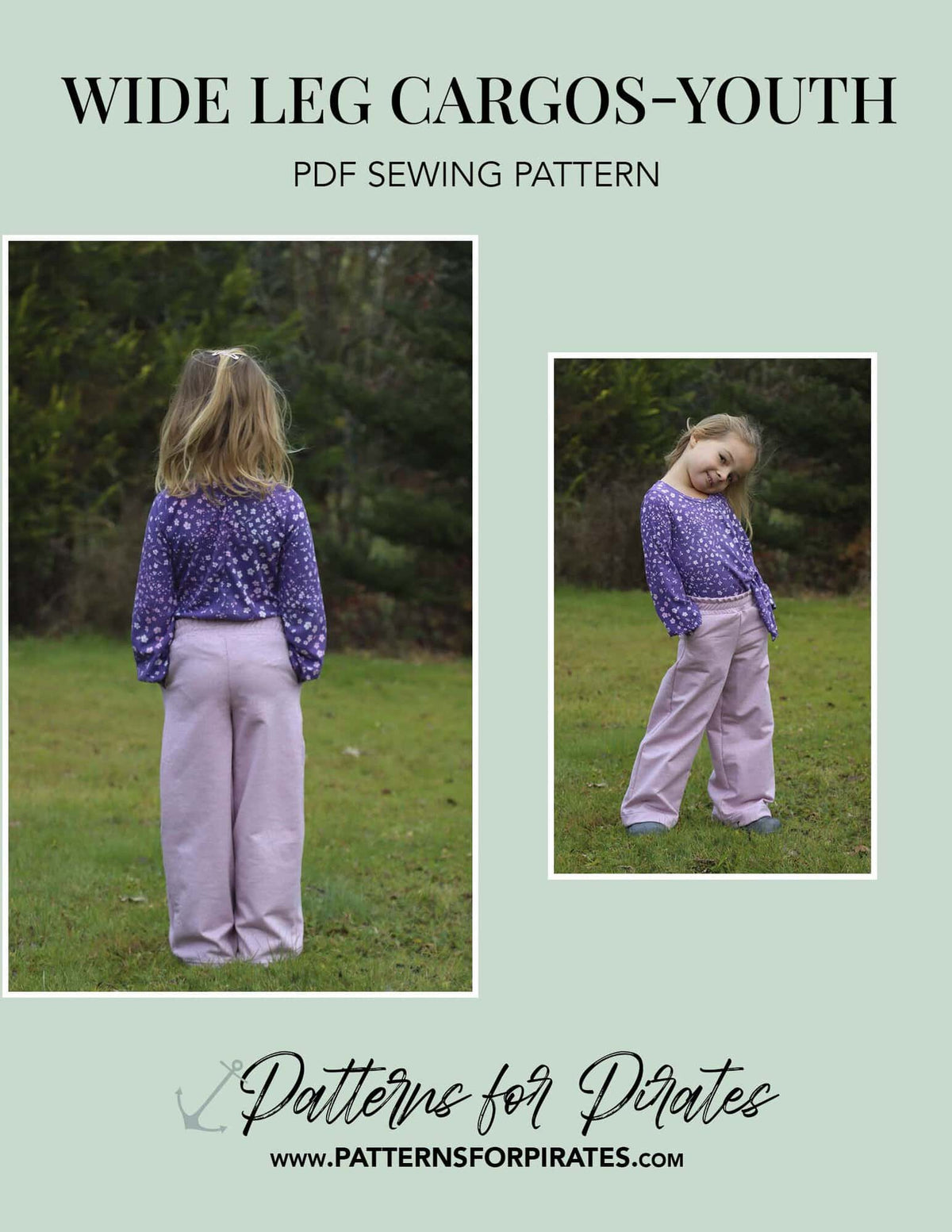 Wide Leg Cargos- Youth