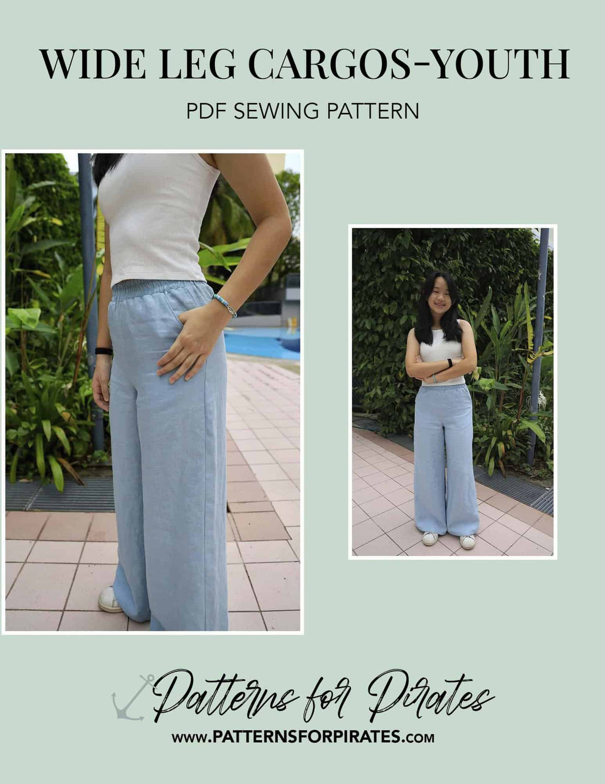Wide Leg Cargos- Youth