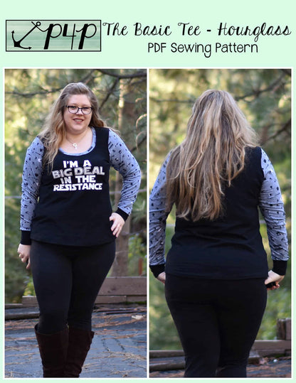 The Basic Tee- Hourglass