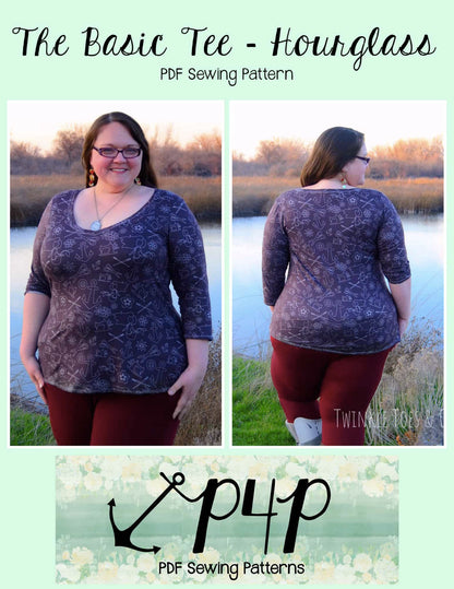 The Basic Tee- Hourglass