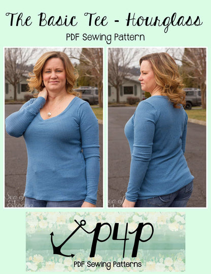 The Basic Tee- Hourglass