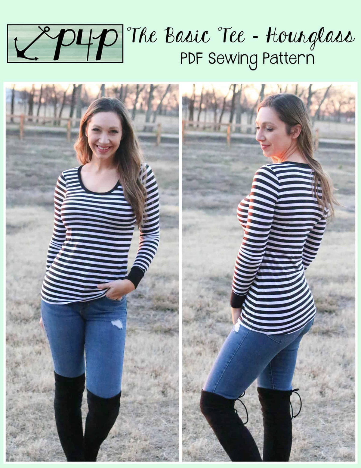 The Basic Tee- Hourglass